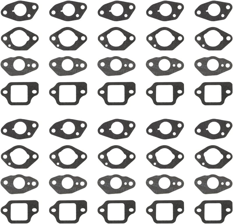 TNJPSEK 10 Sets GCV160 Carburetor Gasket Kit, Compatible with GCV135 GCV160 GCV190 Lawn Mower Small Engines HRS216 HRB216 HRR216 HRX217, Replace Part #16221-883-800 16212-ZL8-000 16228-ZL8-000 - Image 1